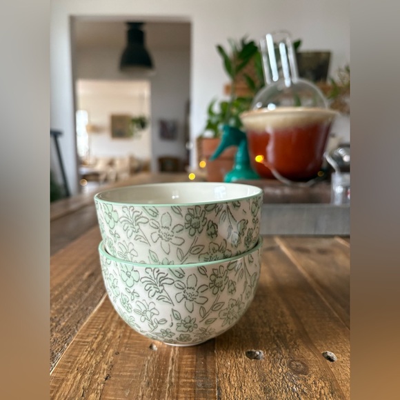 Floral Dipping Bowls, Set of Two - Picture 9 of 16